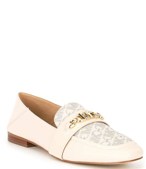 michael kors tiffanie loafer|Tiffanie Metallic Leather Loafer .